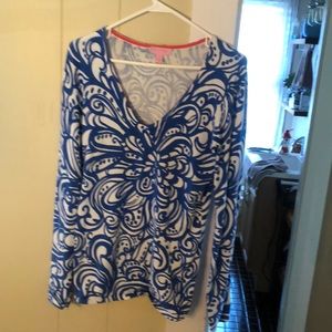 Lilly Pulitzer medium sweater top lite knit